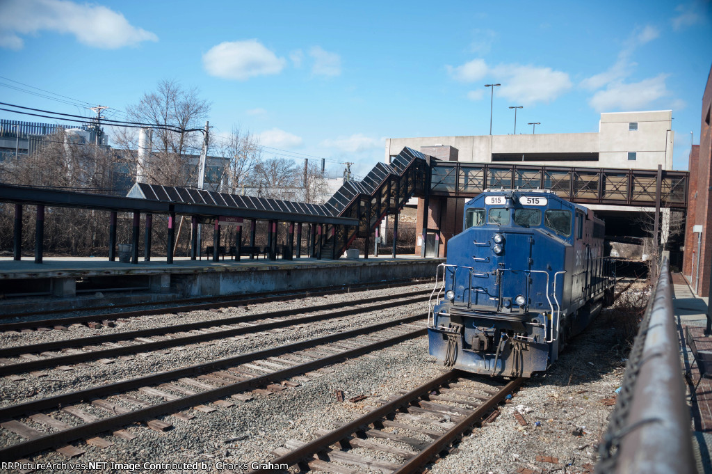 MEC 515 sitting in the station